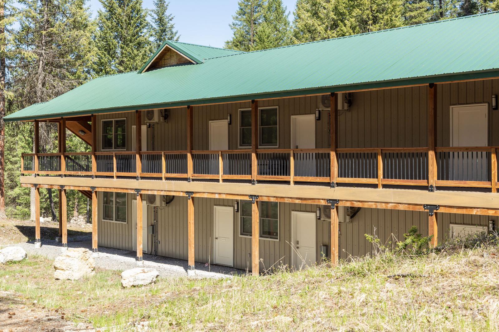 The eight-room lodge at North Star Ranch near Whitefish, Montana